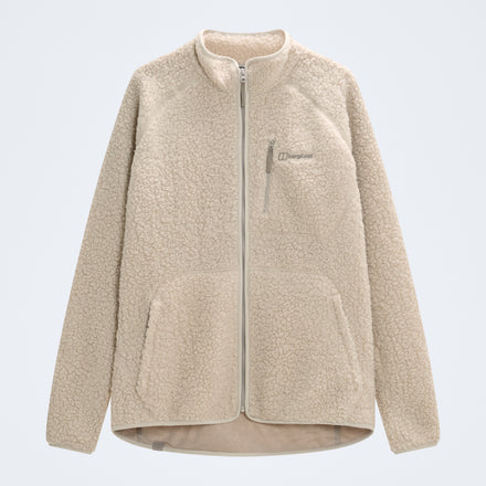 Men's Bamburgh Full Zip Loft Fleece - Stone